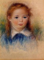 Portrait of a little girl 1880
